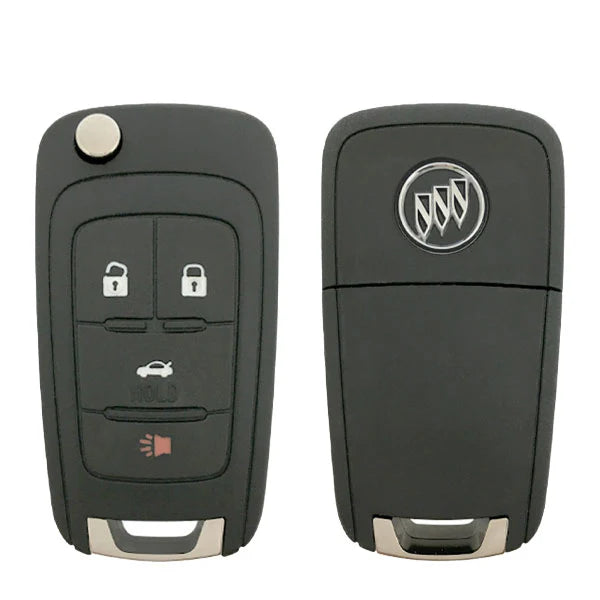 2010-2017 Buick Lacrosse / Regal / 4-Button Flip Key / PN: 5912558 / OHT-05918179 / PEPS / OEM REFURB 2010-2017 Buick Lacrosse / Regal / 4-Button Flip Key / PN: 5912558 / OHT-05918179 / PEPS / OEM REFURB